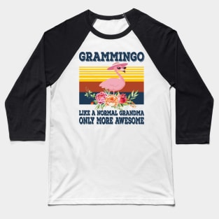 Retro Grammingo Like A Normal Grandma Only More Awesome Baseball T-Shirt